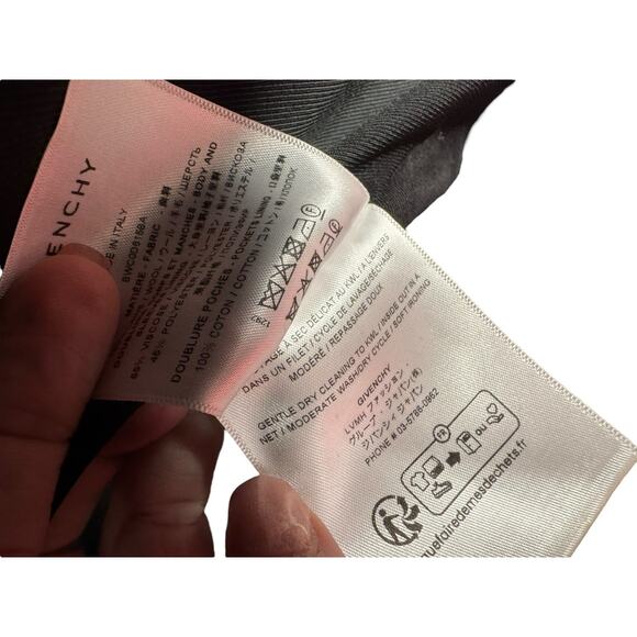 Givenchy NWT Oversized Asymmetric Cropped Double Breasted Wool Coat Size 44 - Picture 7 of 10